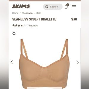SKIMS Seamless Sculpt Bra - Ochre